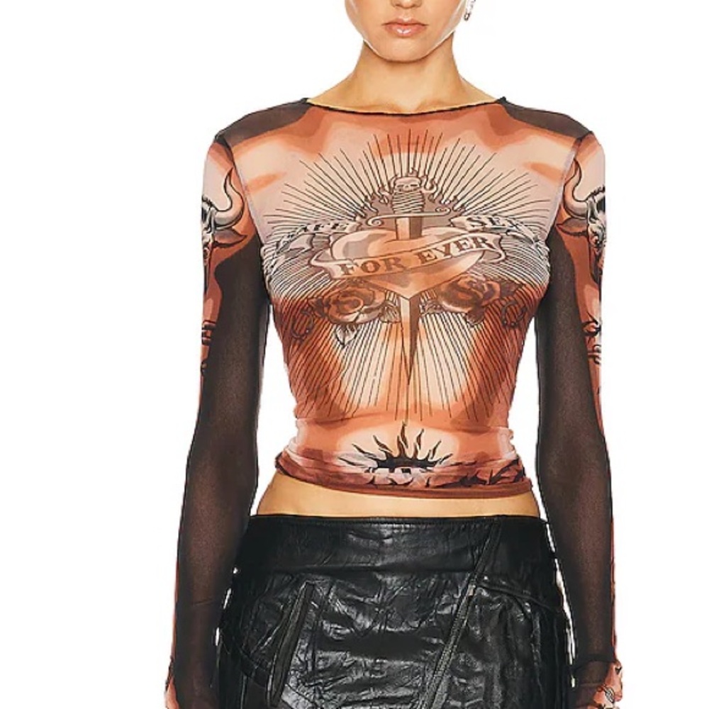 Jean Paul Gaultier - tattoo long sleeve